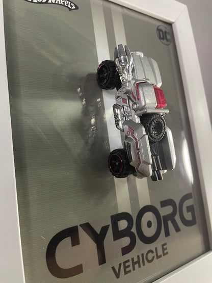 Cyborg Vehicle - Car Scale 1:64 | 3D Diecast Frame | Cars Wall Art