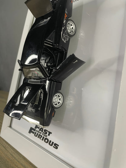 Dodge Charger 1970 - Car Scale 1:32 | 3D Diecast Frame | Cars Wall Art