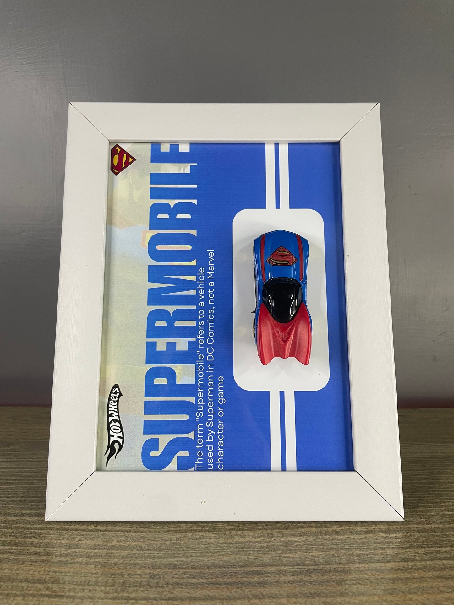 Supermobile - Car Scale 1:64 | 3D Diecast Frame | Cars Wall Art