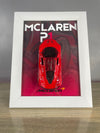 McLaren P1  - Car Scale 1:36 | 3D Diecast Frame | Cars Wall Art