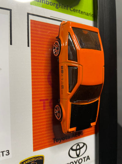 05 Super Car Collection  - Car Scale 1:36 | 3D Diecast Frame | Cars Wall Art