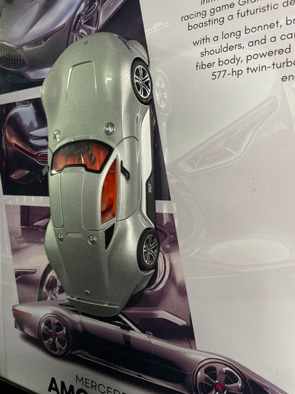 AMG Vision GT Mercedes | Car Scale 1:24 | 3D Diecast Frame | Cars Wall Art