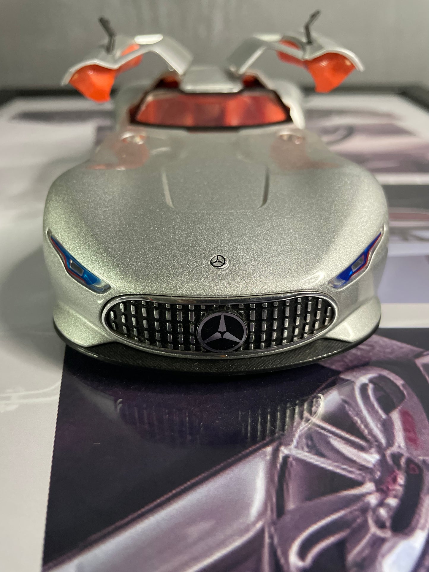 AMG Vision GT Mercedes | Car Scale 1:24 | 3D Diecast Frame | Cars Wall Art