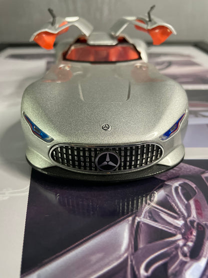 AMG Vision GT Mercedes | Car Scale 1:24 | 3D Diecast Frame | Cars Wall Art