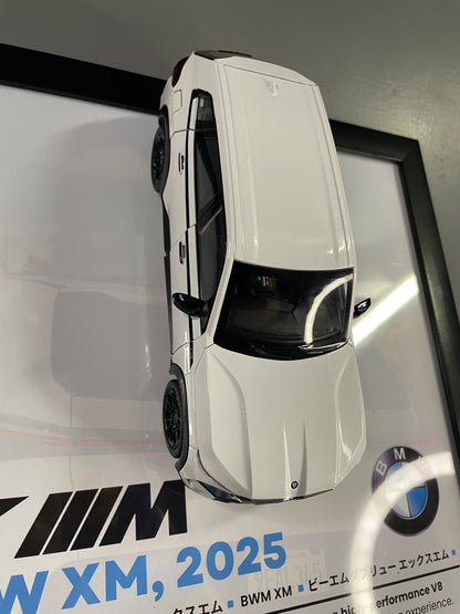 BMW XM | Car Scale 1:24 | 3D Diecast Frame | Cars Wall Art
