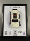 Rolls-Royce Cullinan | Car Scale 1:18 | 3D Diecast Frame | Cars Wall Art