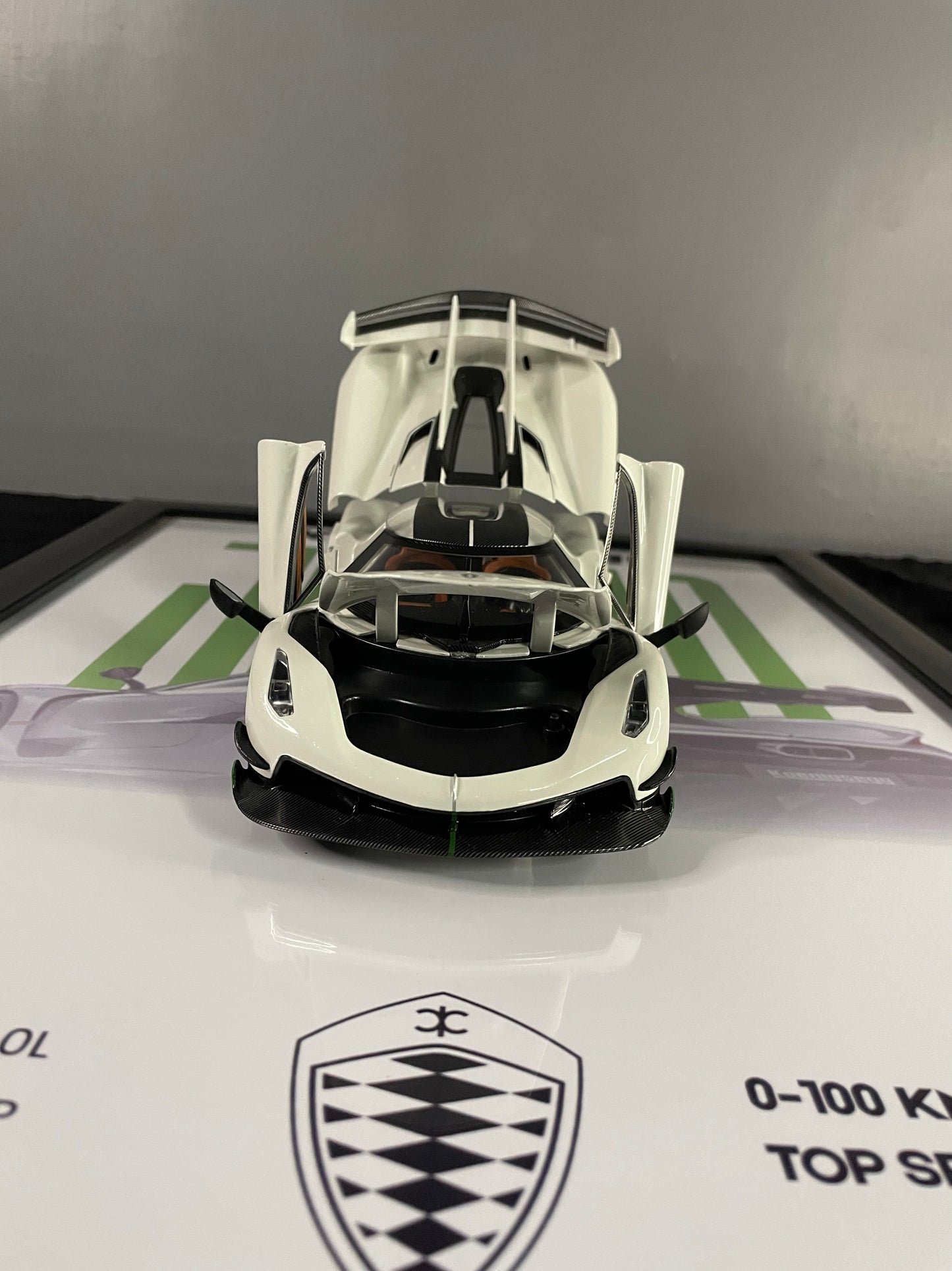 Koenigsegg Jesko | Car Scale 1:24 | 3D Diecast Frame | Cars Wall Art