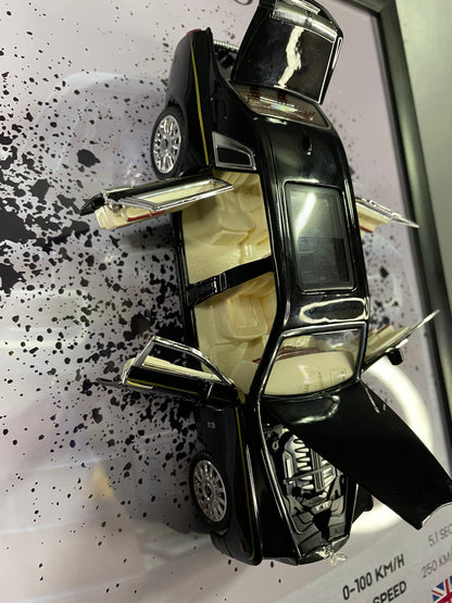 Rolls-Royce Phantom | Car Scale 1:24 | 3D Diecast Frame | Cars Wall Art