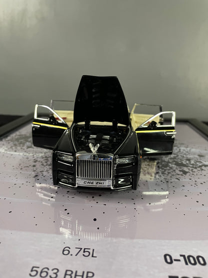 Rolls-Royce Phantom | Car Scale 1:24 | 3D Diecast Frame | Cars Wall Art