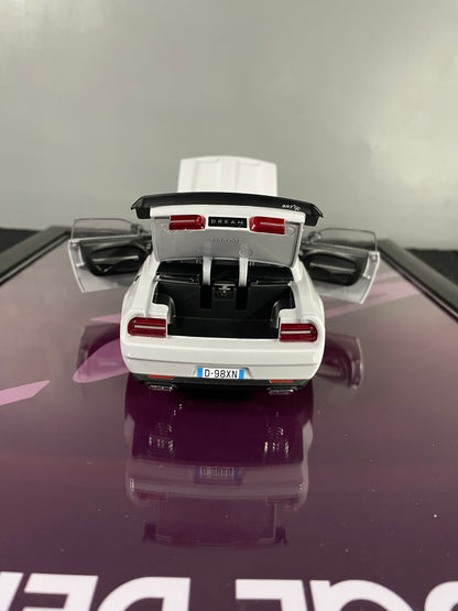 Dodge Challenger SRT Demon | Car Scale 1:24 | 3D Diecast Frame | Cars Wall Art