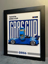 Toyota GR86 CUP | Hotwheels Frame | Car Scale - 1:64 | Cars Wall Art