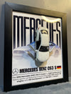 Mercedes C63 S | Car Scale 1:36 | Kinsmart Licensed Model |3D Diecast Frame | Cars Wall Art