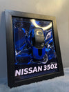 Nissan 350Z | Car Scale 1:36 | Kinsmart Licensed Model |3D Diecast Frame | Cars Wall Art