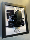Range Rover Defender | Car Scale 1:36 | Kinsmart Licensed Model |3D Diecast Frame | Cars Wall Art