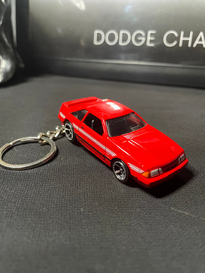 '92 Ford Mustang | Hotwheels Keychain