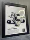 Nissan GTR R-35 | Kinsmart Official Licensed Model - Car Scale 1:36 | 3D Diecast Frame | Cars Wall Art