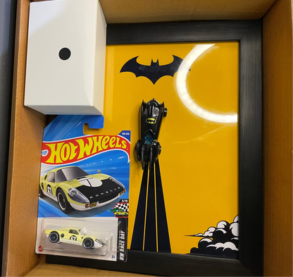 Premium Bundle Offer | Garage Keyholder | Premium Hotwheels | Batmobile Frame