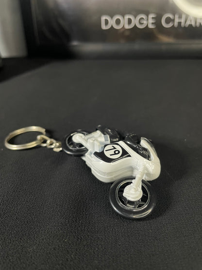 1966 Triumph Tiger 100 | Hotwheels Keychain