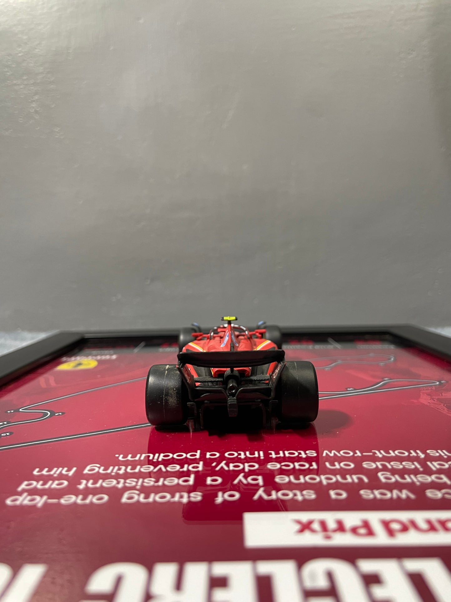 F1 - Ferrari | Official Licensed Model - Car Scale 1:43 | 3D Diecast Frame | Cars Wall Art