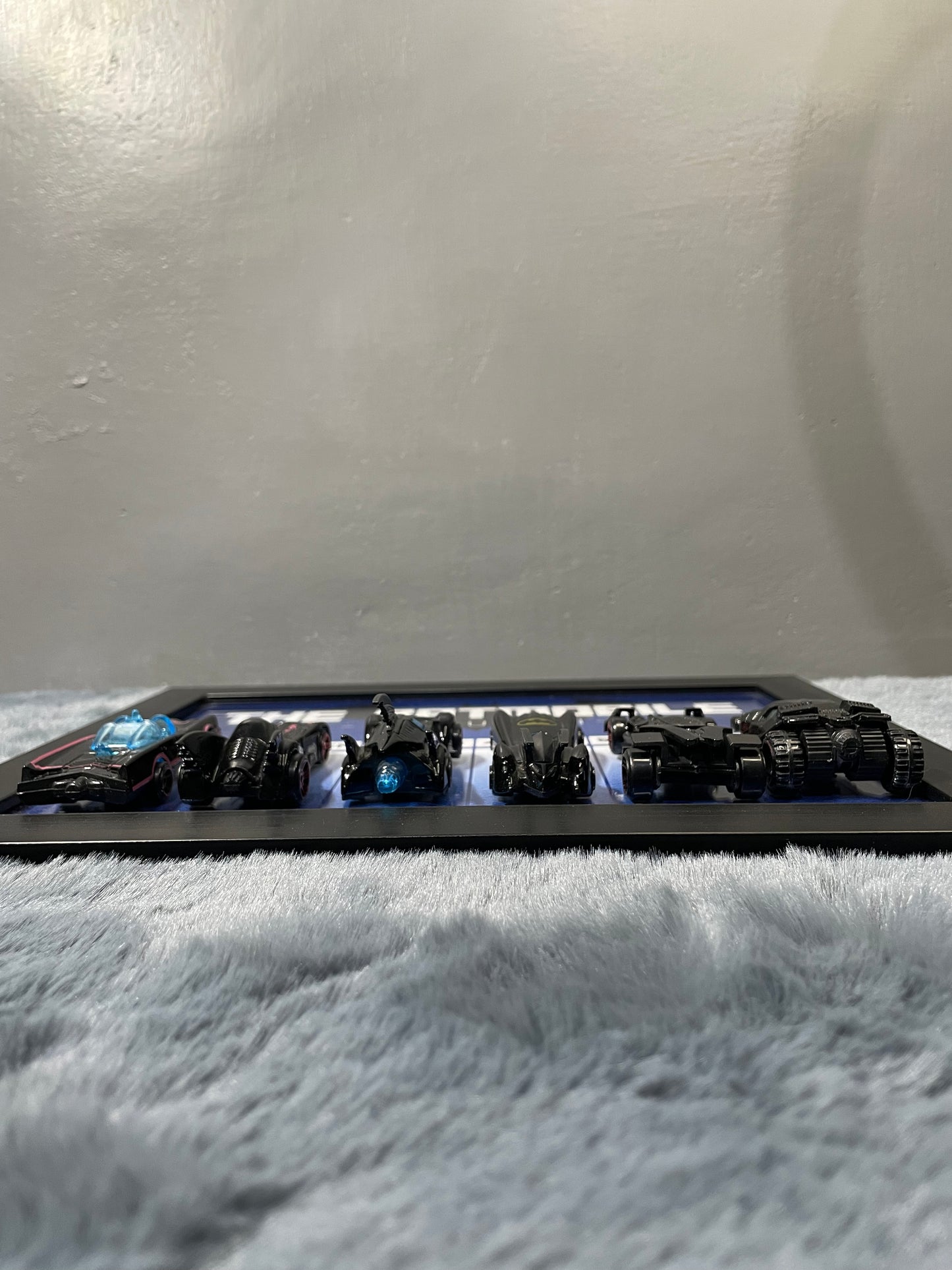 Batmobile Revolution | Car Scale 1:64 -  Set of 6 Cars | 3D Diecast Frame | Cars Wall Art
