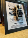 Tesla Cyber Truck | Car Scale 1:36 | 3D Diecast Frame | Cars Wall Art