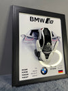 BMW i8 | Kinsmart Licensed Model - Car Scale 1:36 | 3D Diecast Frame | Cars Wall Art