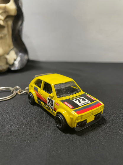 '73 Honda Civic Custom | Hotwheels Keychain