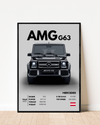 Mercedes AMG G63 | With Specs | Cars Wall Art