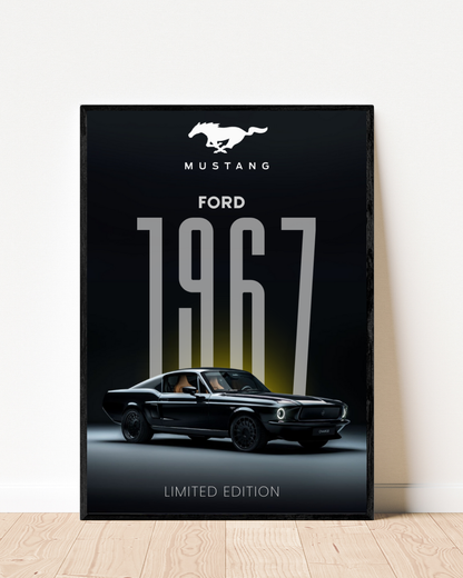 1967 Ford Mustang | Cars Wall Art