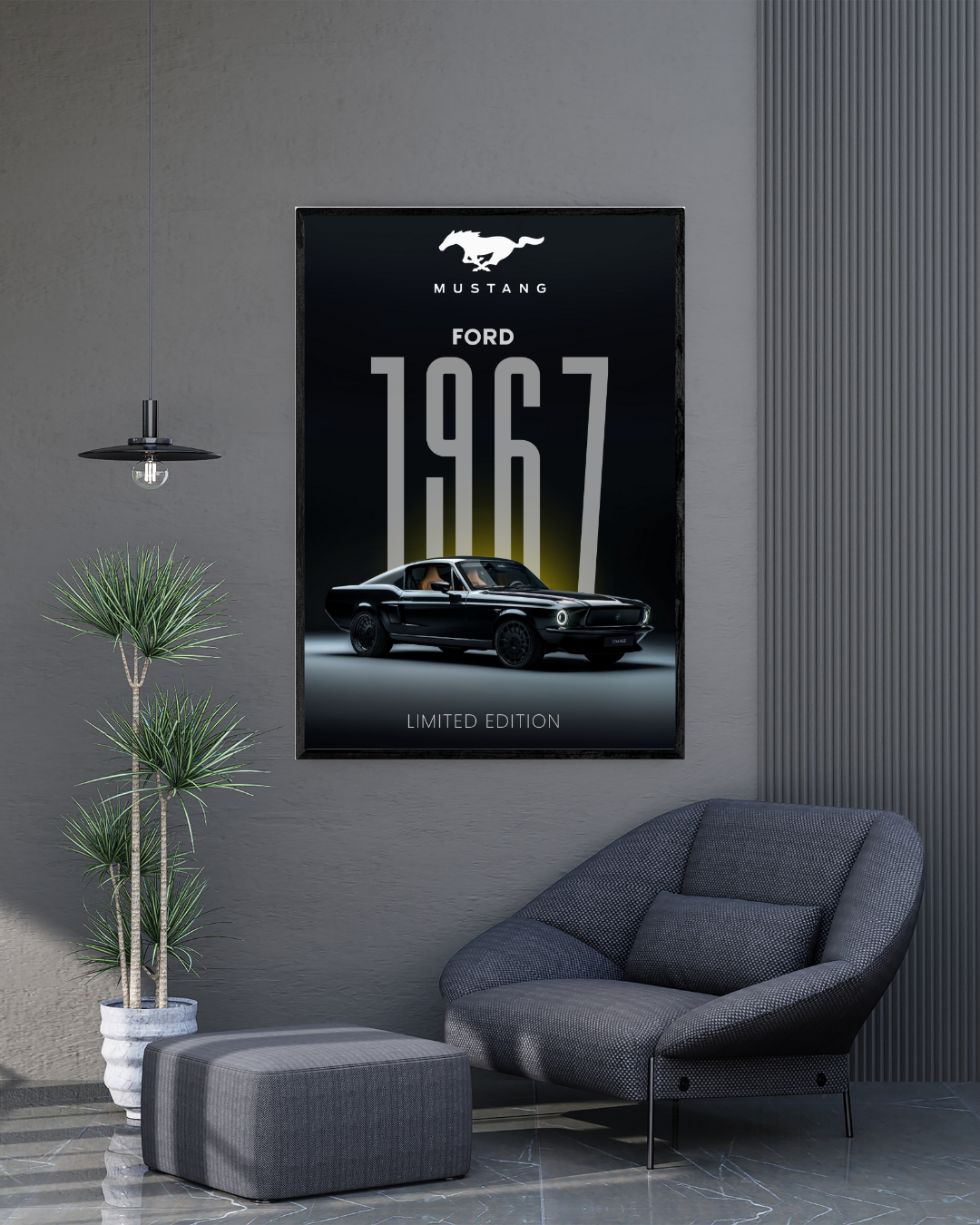 1967 Ford Mustang | Cars Wall Art