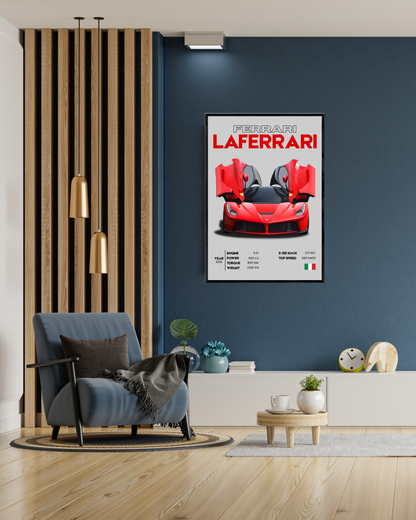 Laferrari | With Specs | Cars Wall Art