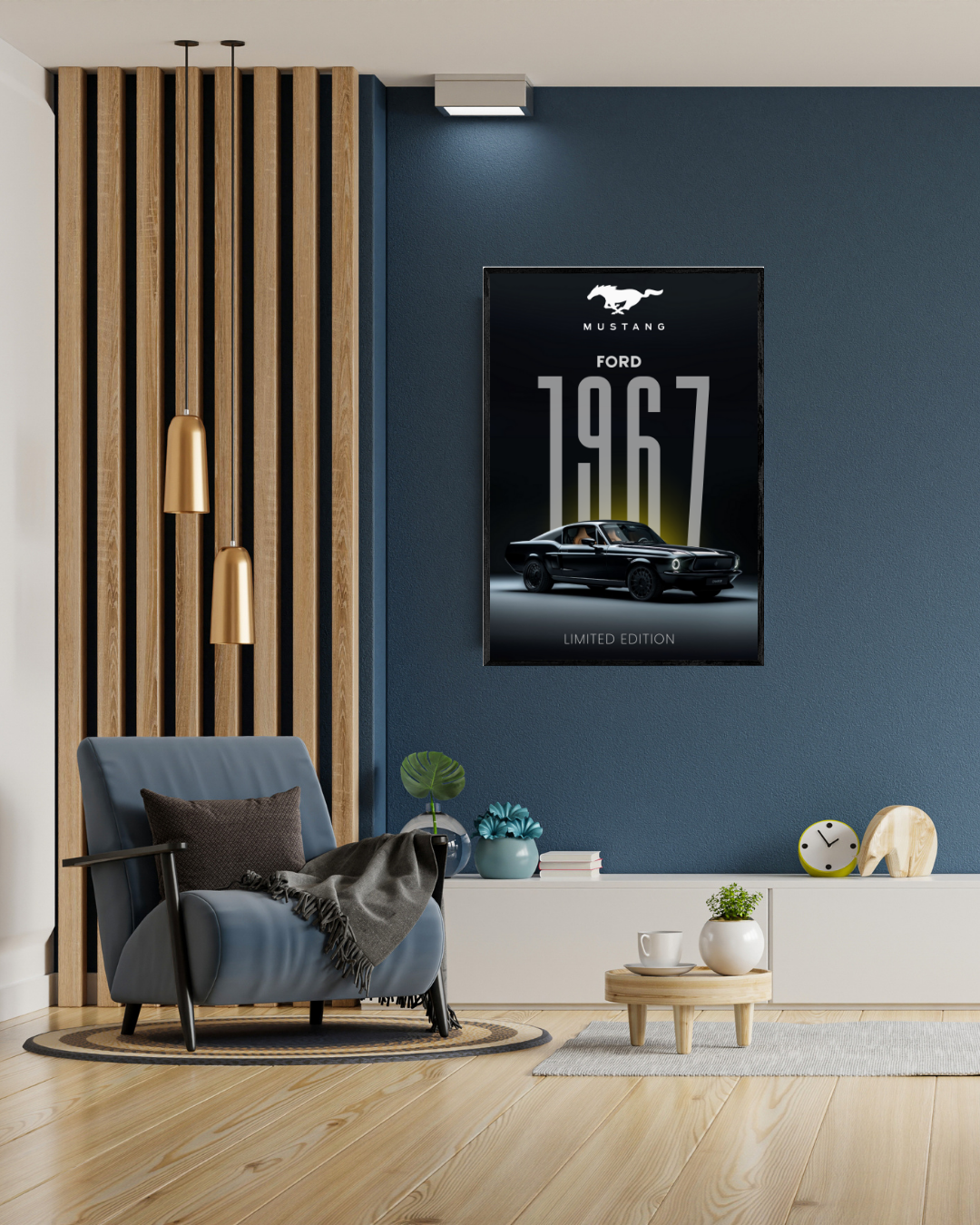 1967 Ford Mustang | Cars Wall Art