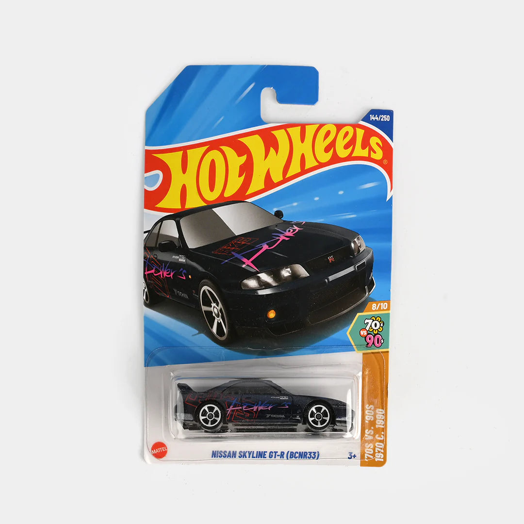 Hot Wheel | Nissan Skyline GT-R (BCNR33) | Mini Die-Cast Model Car