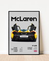 McLaren P1 GTR | With Specs | Cars Wall Art