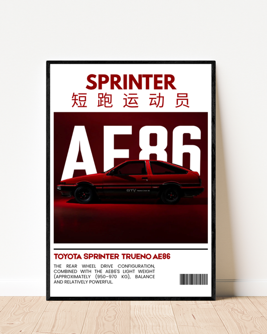 Toyota Sprinter AE86 | Cars Wall Art