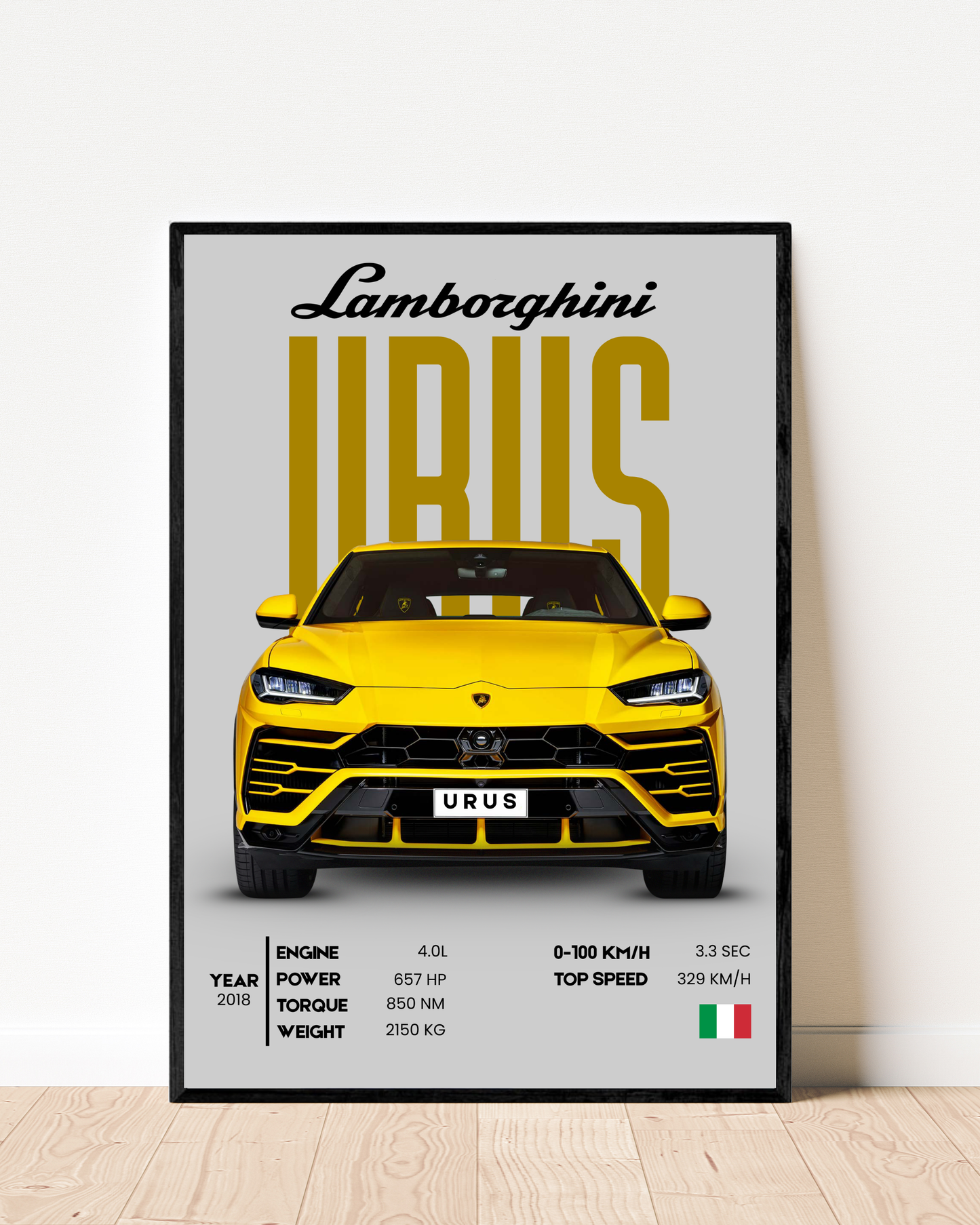 Lamborghini Urus | With Specs | Cars Wall Art