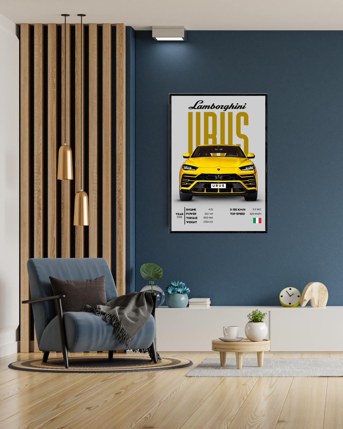 Lamborghini Urus | With Specs | Cars Wall Art